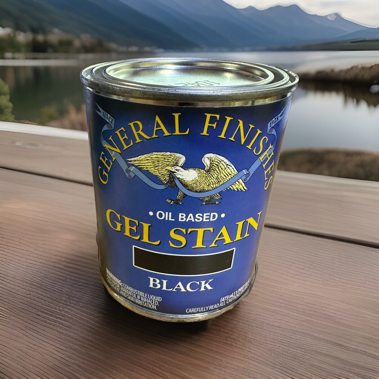 General Finishes Gel Stain Black Pint