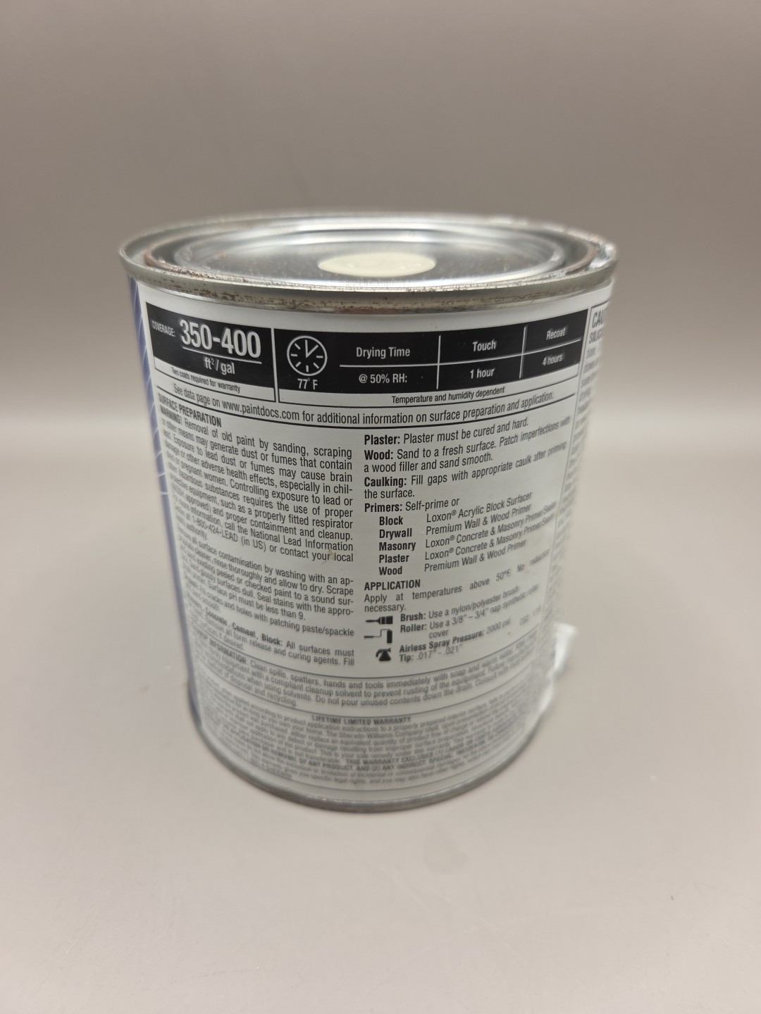 1 Qt Sherwin Williams SuperPaint Paint And Primer In One Color 6150 Universal…