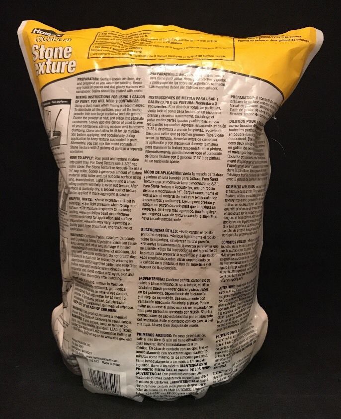 NEW Homax Crumbled Stone Paint Texture UP TO 2 Gallons Roll WALL TEXTURIZER #568