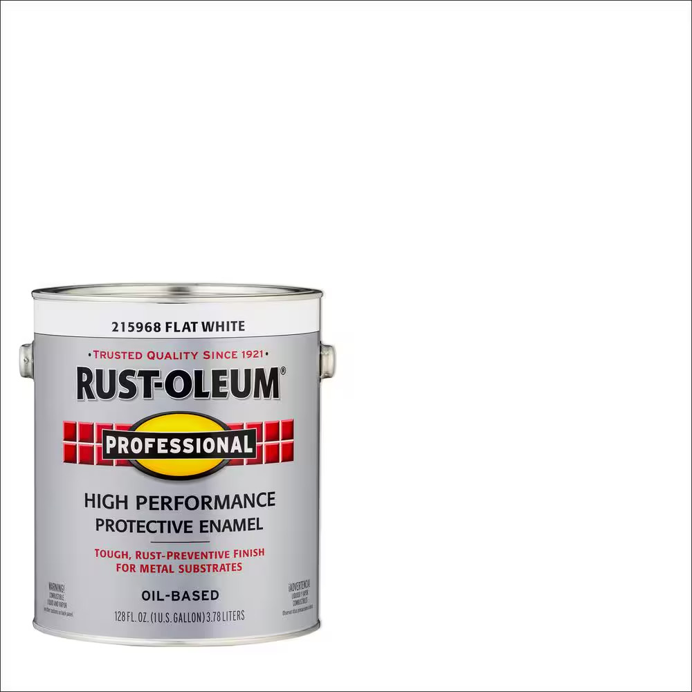 1 Gal. High Performance Protective Enamel Flat White Oil-Based Interior/Exterior