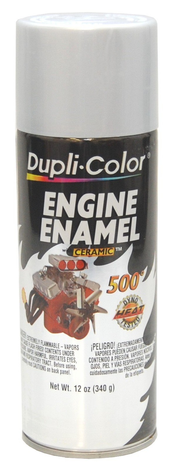 DE1615 Engine Enamel Spray Paint with Ceramic – Aluminum – 12 oz Aerosol Can