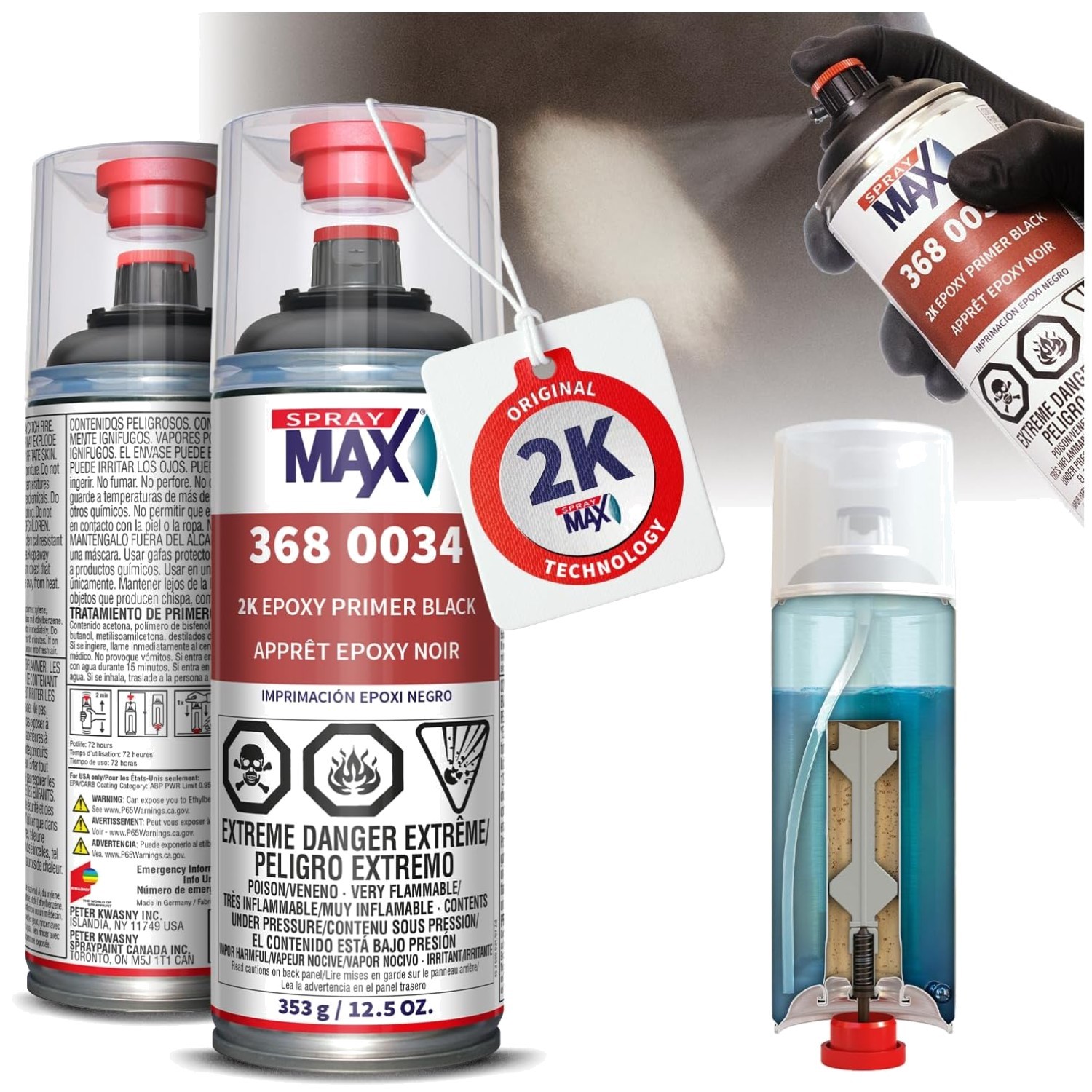 Rust-Resistant Epoxy Primer Spray | Aluminum & Steel Coating