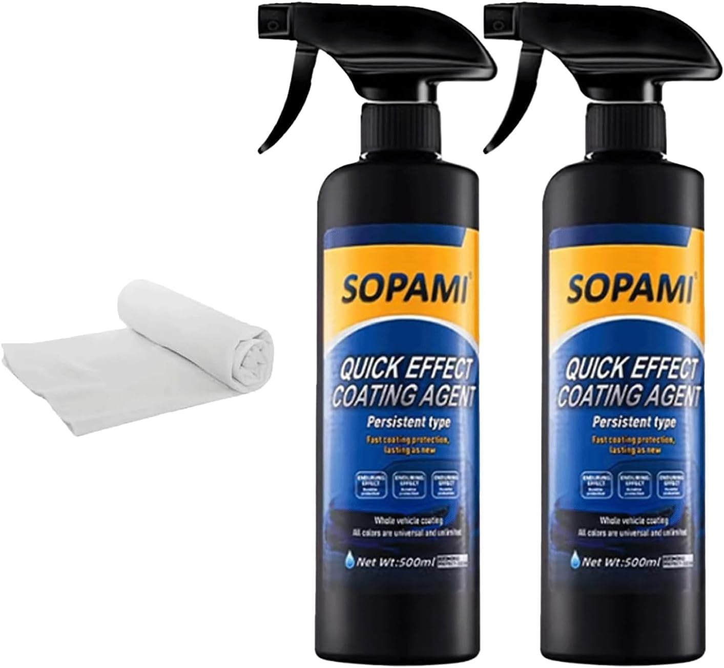 Sopami Ceramic Paint Sealant, Car Coating Spray (Pack of 2)