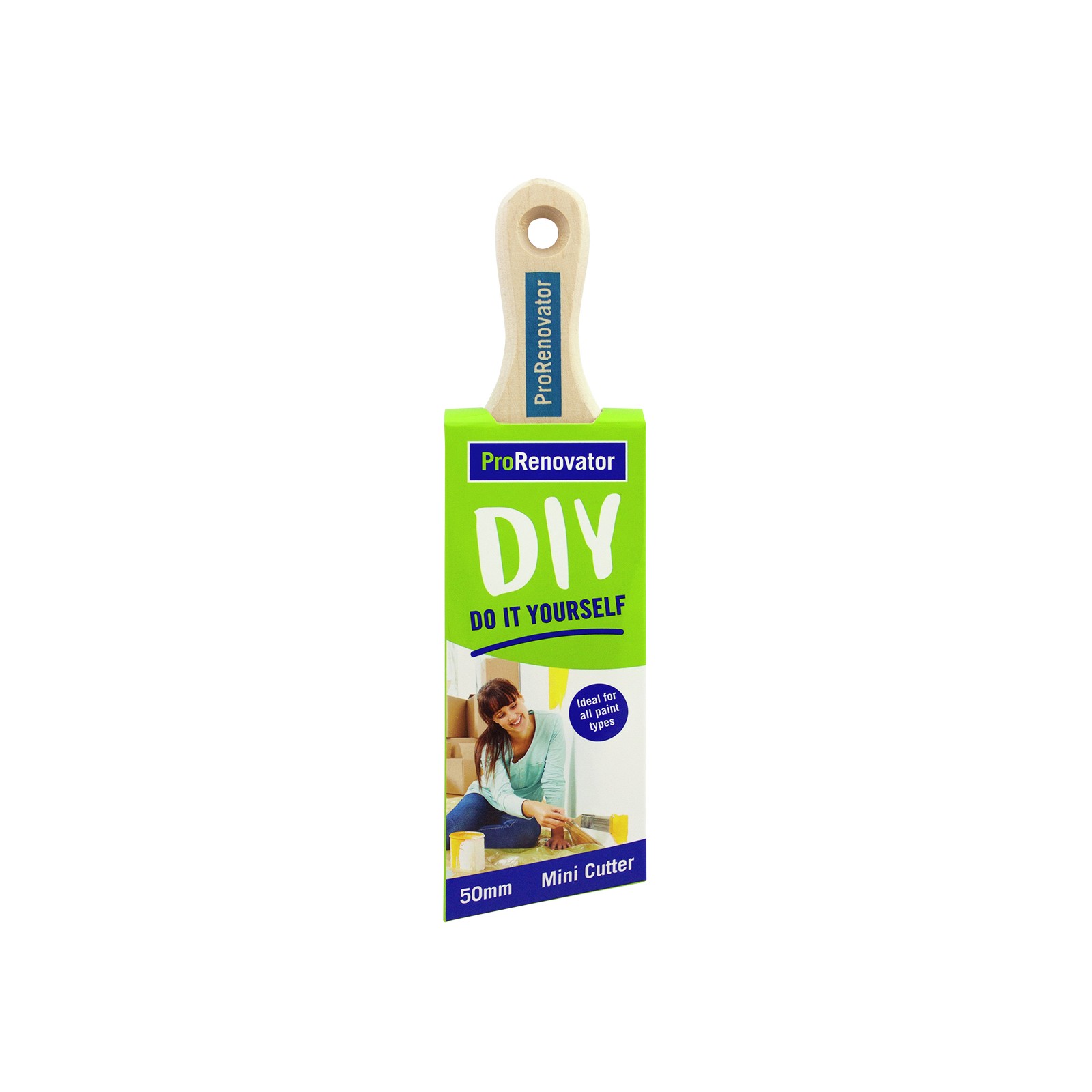 Pro Renovator 50mm Mini Cutter Paint Brush