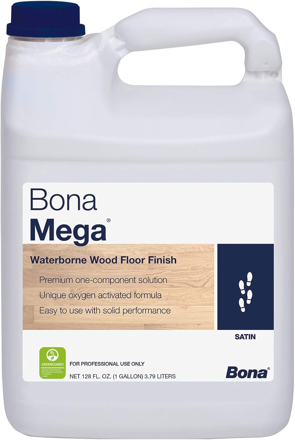 Mega Wood Floor Finish Satin – 1 Gallon for Stunning Floors