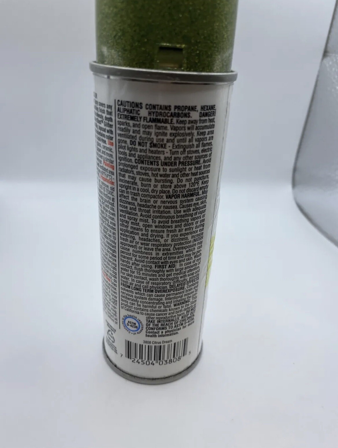 Krylon Glitter Blast Glitter Spray Paint for Craft Projects, Citrus Dream Green