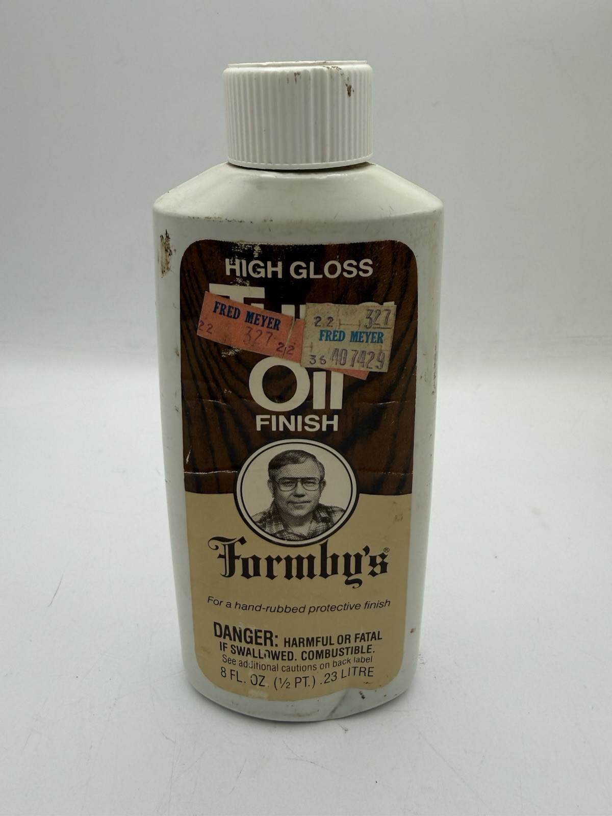 Vintage Formby’s Tung Oil Finish High Gloss 8 oz Almost Full Bottle 1980 Polish