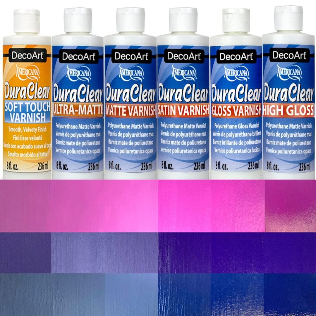 DecoArt DS60-9 American DuraClear Varnishes, 8-Ounce, 8 Fl Oz, Clear Matte
