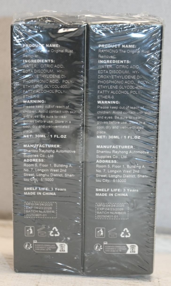 NEW 2 Pack Rust Remover The Original Spray Destroys Rust & Dirt In 1 Application