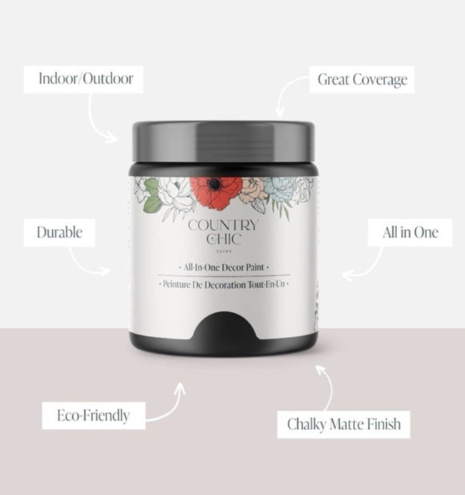COUNTRY CHICK CHALK PAINT – LIQUORICE – 32oz