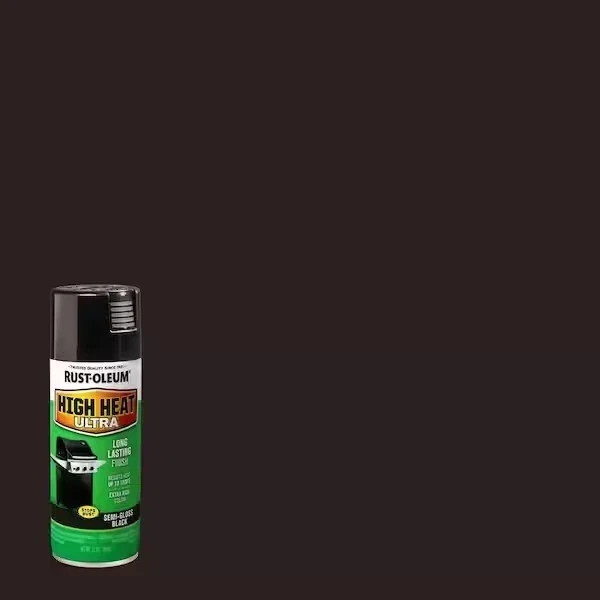 Rust-Oleum 7778830 High Heat Enamel Spray Paint, Bar-B-Que Black, 12OZ NEW
