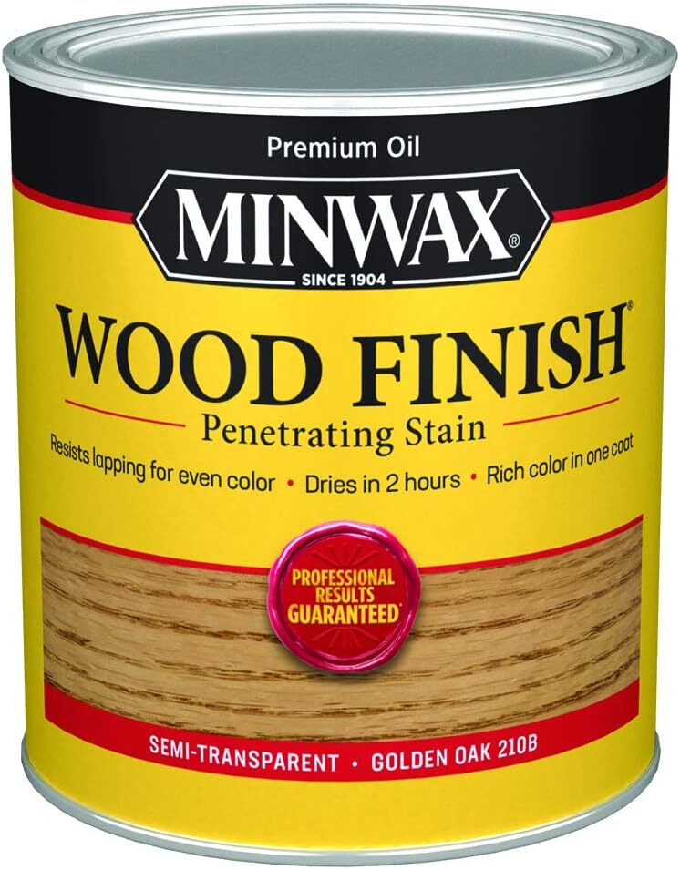 70001444 Acabado Para Madera, Tinte Para Roble Dorado, Cuarto De Galon