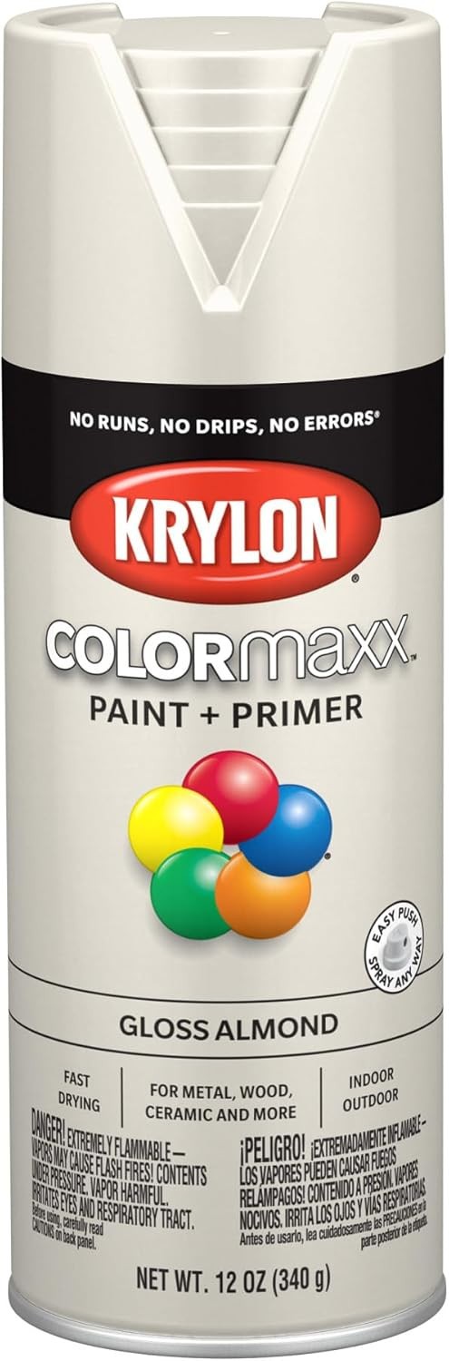 Krylon COLORmaxx Paint & Primer Spray Paint, 12 oz – Choose Your Style & Color