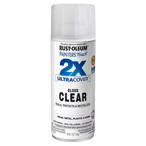 Rust-Oleum 12 oz. Gloss Clear General Purpose Spray Paint – Fast Drying, Durabl