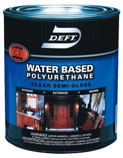 Deft Water-based Polyurethane, Semi-Gloss, Gal. (258-01)