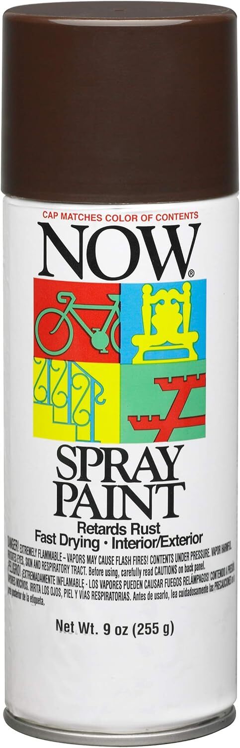 Krylon I21208007 21208 9-Ounce Now Spray Paint, Cocoa Brown