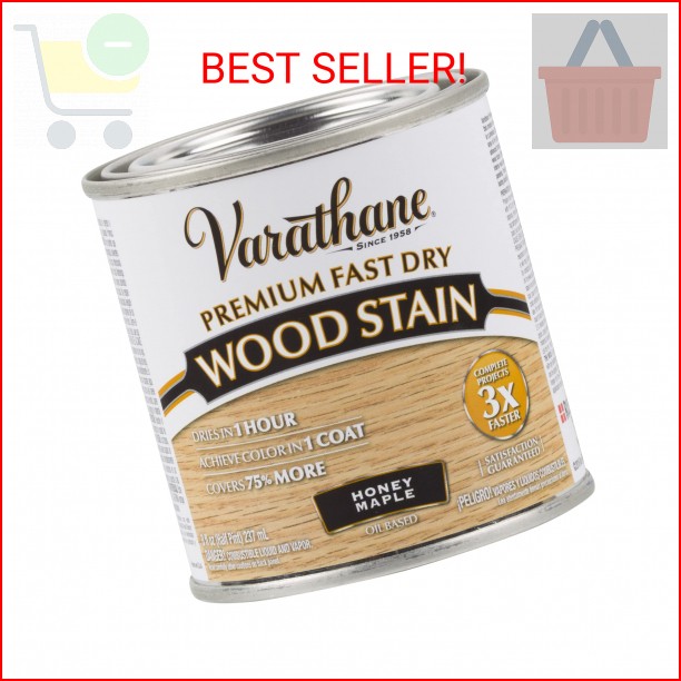 Fast Dry Honey Maple Wood Stain – Half Pint Size