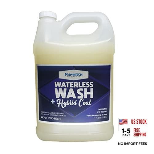 Nanotech Waterless Car Wash & Hybrid Coat- Rinse Less 128 Fl Oz (Pack of 1)