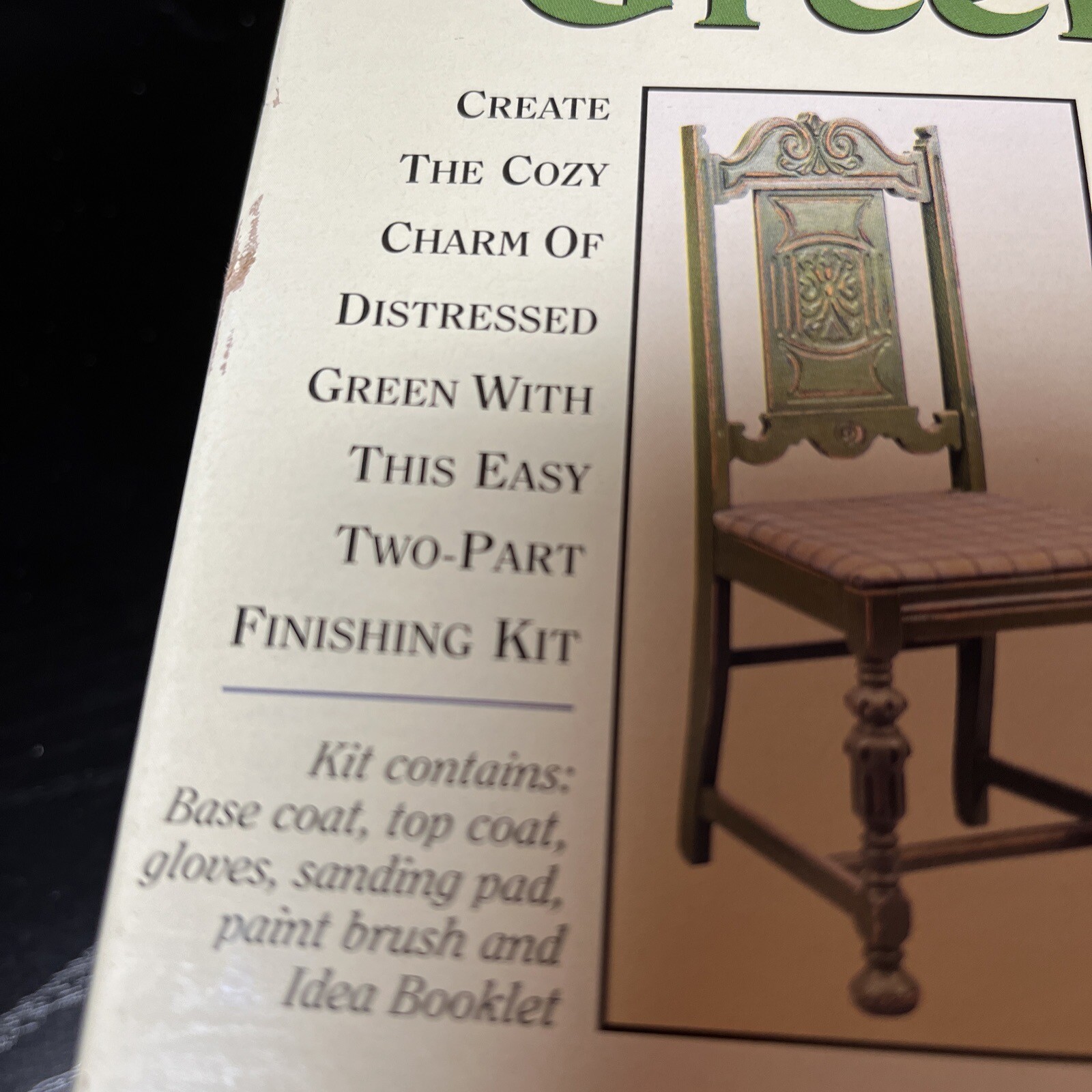 Rust-Oleum American Accents Distressed Cotge Green Finishing Kit DIY Home Crafts