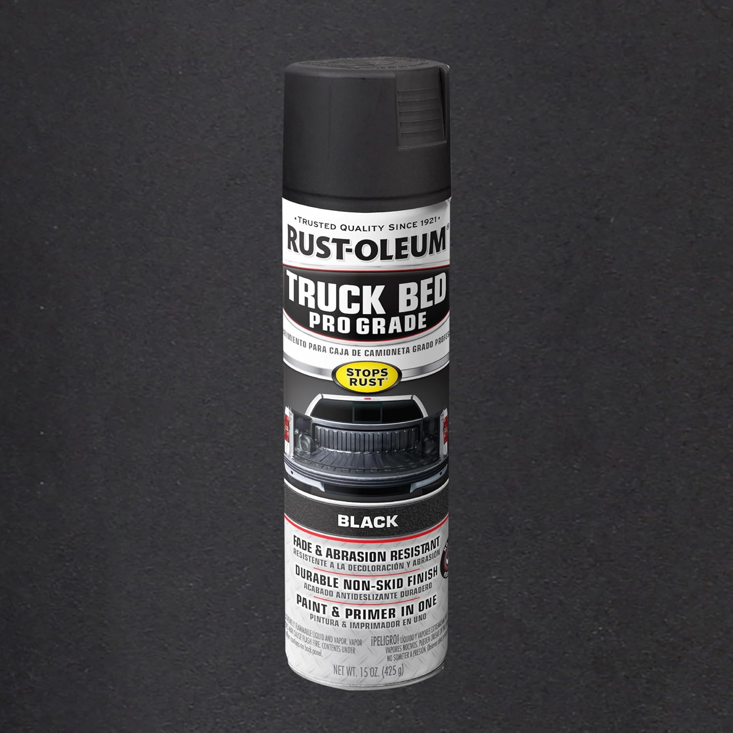 272741 Automotive Professional Grade Truck Bed Coating Spray, 15 Oz, Matte Black