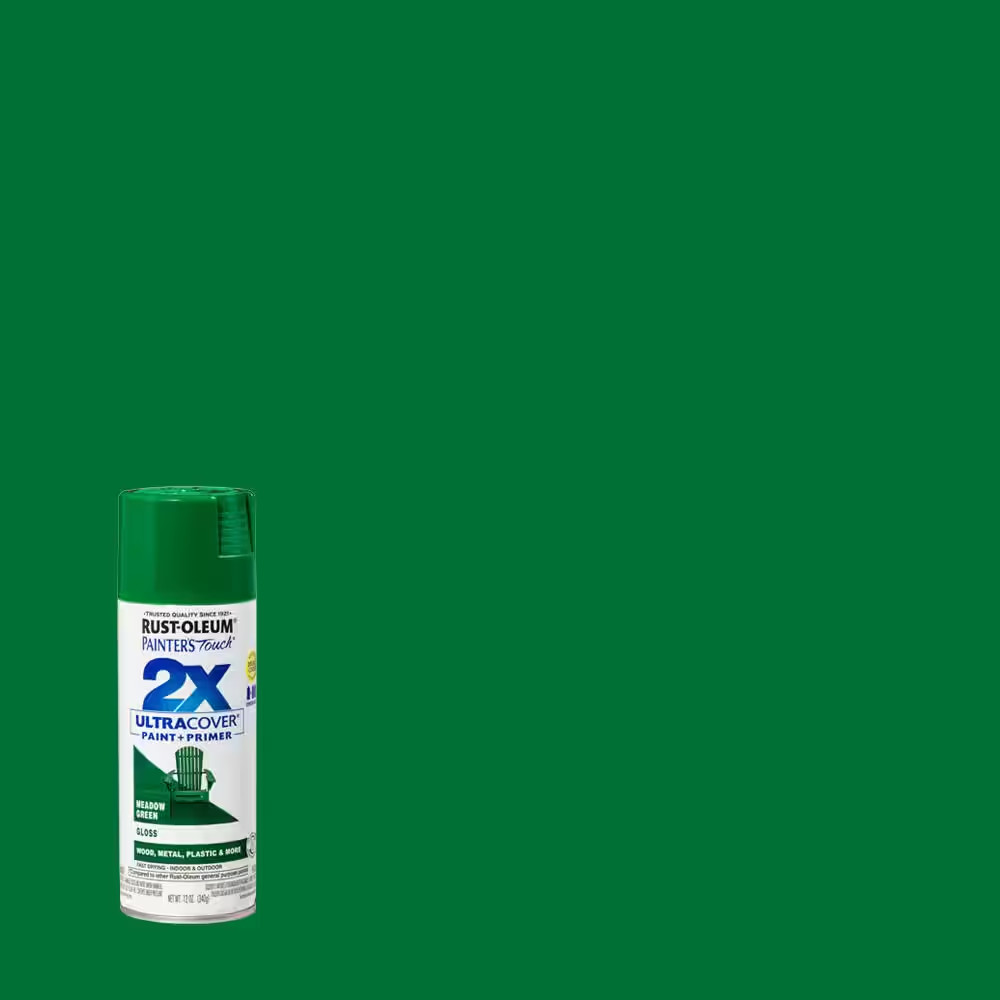 12 Oz. Gloss Meadow Green General Purpose Spray Paint (6-Pack)