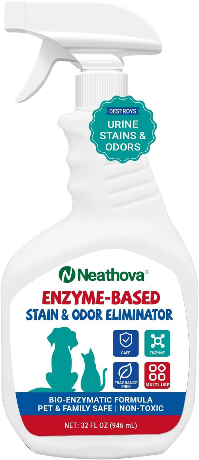 Stain & Strong Odor Eliminator, Enzyme Cleaner, Pet Odor Eliminator for Home – C