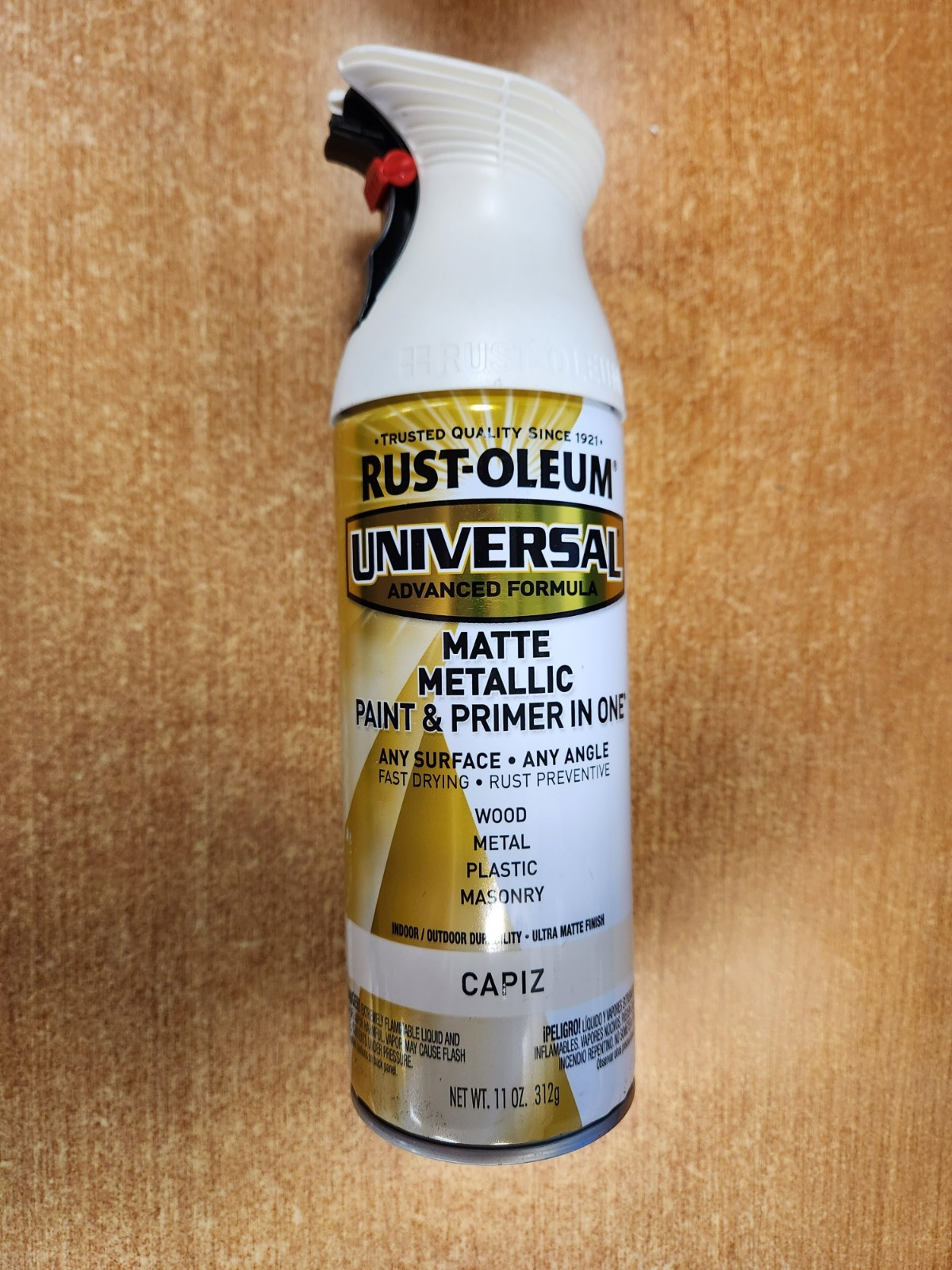 Rustoleum Universal Paint & Primer in One, Matte Metallic Capiz, 11 oz E4A