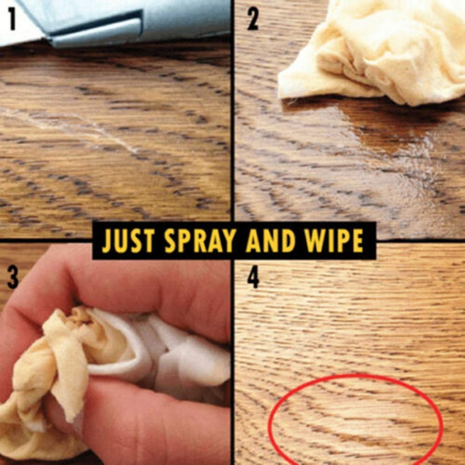 2 pcs Instant Fix Wood Scratch Remover Set Fast Acting Wood Scratch Repair
