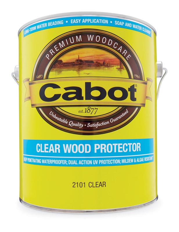 Cabot Stain Water Based Finish: Flat Clear Container Size Gl Low Voc (Pack of 4)