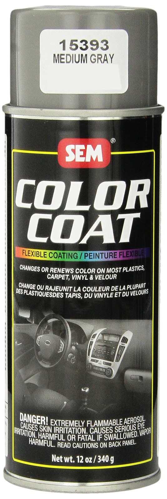 15393 Medium Gray Color Coat 12 oz.