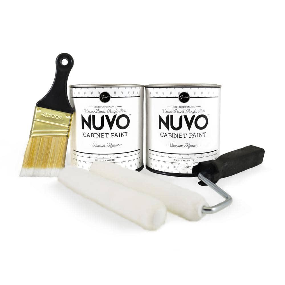 2 qt. Titanium Infusion (White) Cabinet Paint Kit