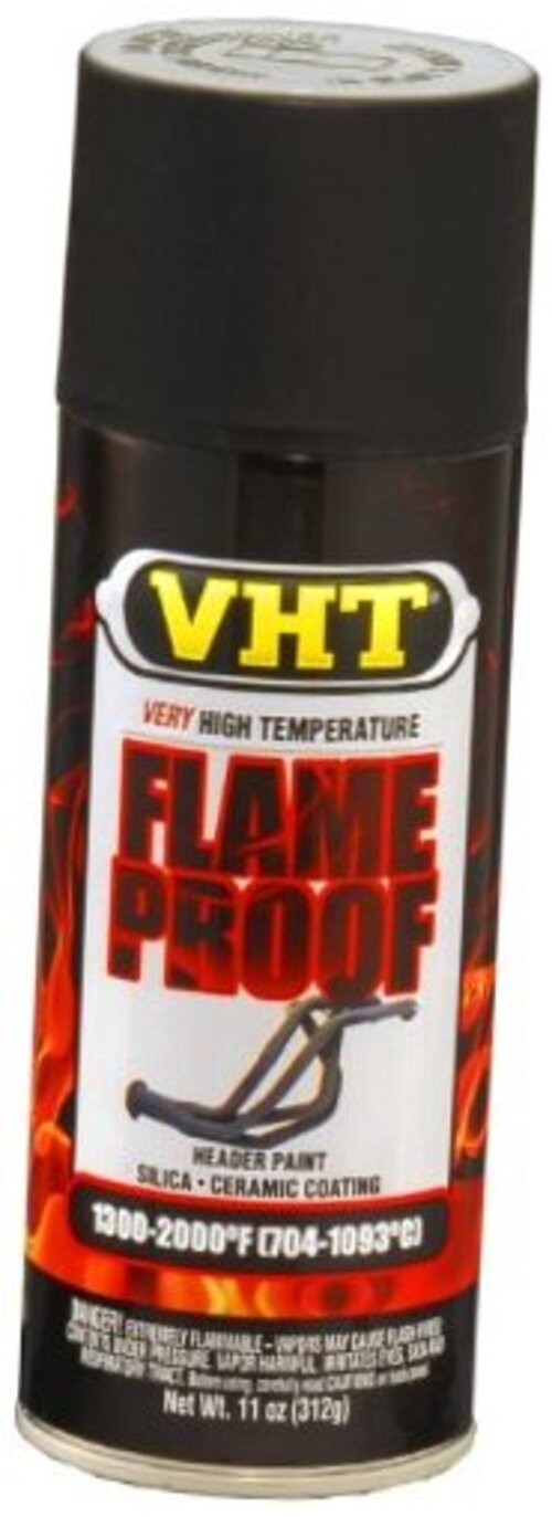 FLAMEPROOF 11 Ounce (Pack of 1) Flat Black Coating