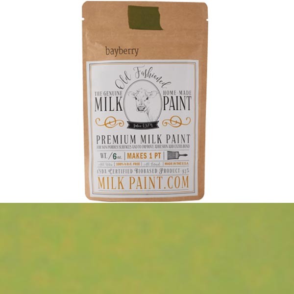 Old Fashioned Milk Paint Bayberry Green Packaged in Dry Powder – Add water for O