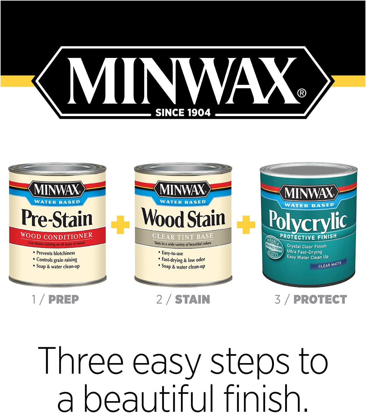 34444000 Polycrylic Protective Finish Spray for Wood, Clear Semi-Gloss, 11.5 Oz.