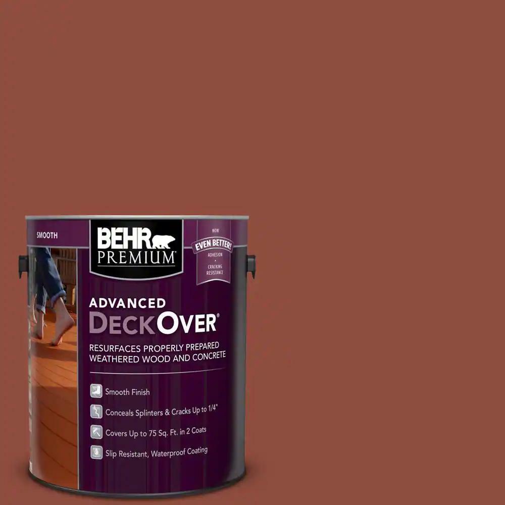 1 gal. #SC-330 Redwood Smooth Solid Color Exterior Wood and Concrete Coating