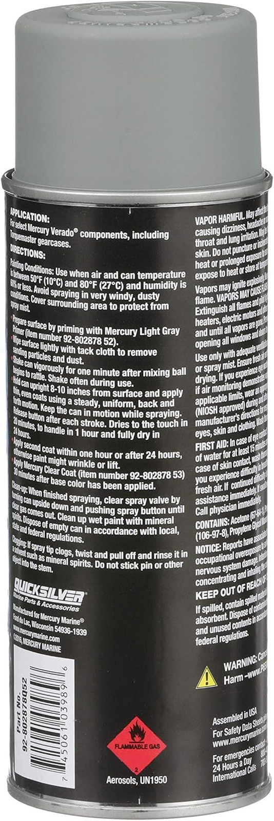 802878Q52 Primer Paint – Light Gray Enamel Spray Paint
