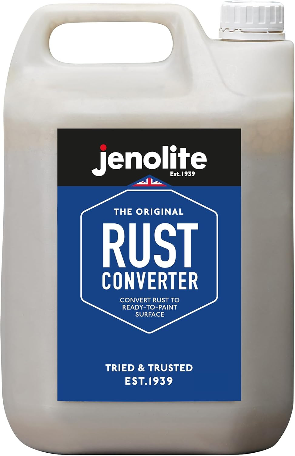 Water Based Rust Converter Metal Primer Inhibitor Reformer Black 5L