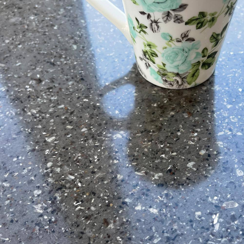 Luxrock 40 Sq.Ft. Basalt Mist Solid Surface Granite Countertop Kit