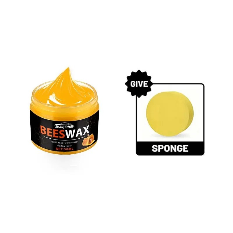 Natural Beeswax Wood Polish – Restore Shine & Protect Wooden Furniture