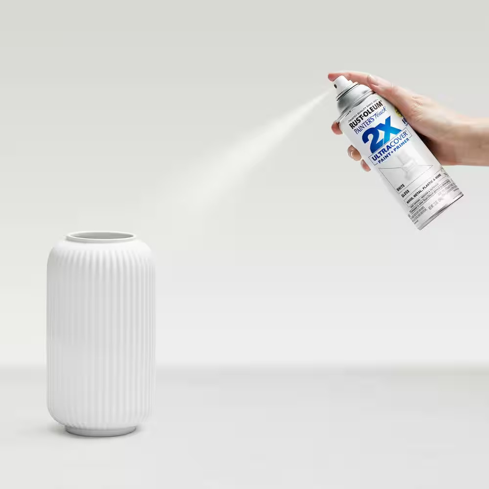 12 Oz. Gloss White General Purpose Spray Paint (6-Pack)