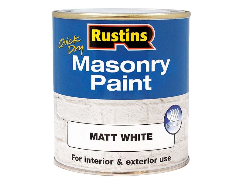 Rustins – White Matte Masonry Paint