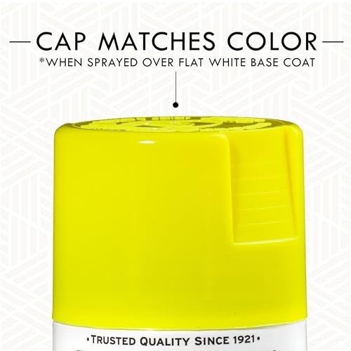 Rust-Oleum 342571 Specialty Fluorescent Spray 11 Ounce (Pack of 1), Yellow