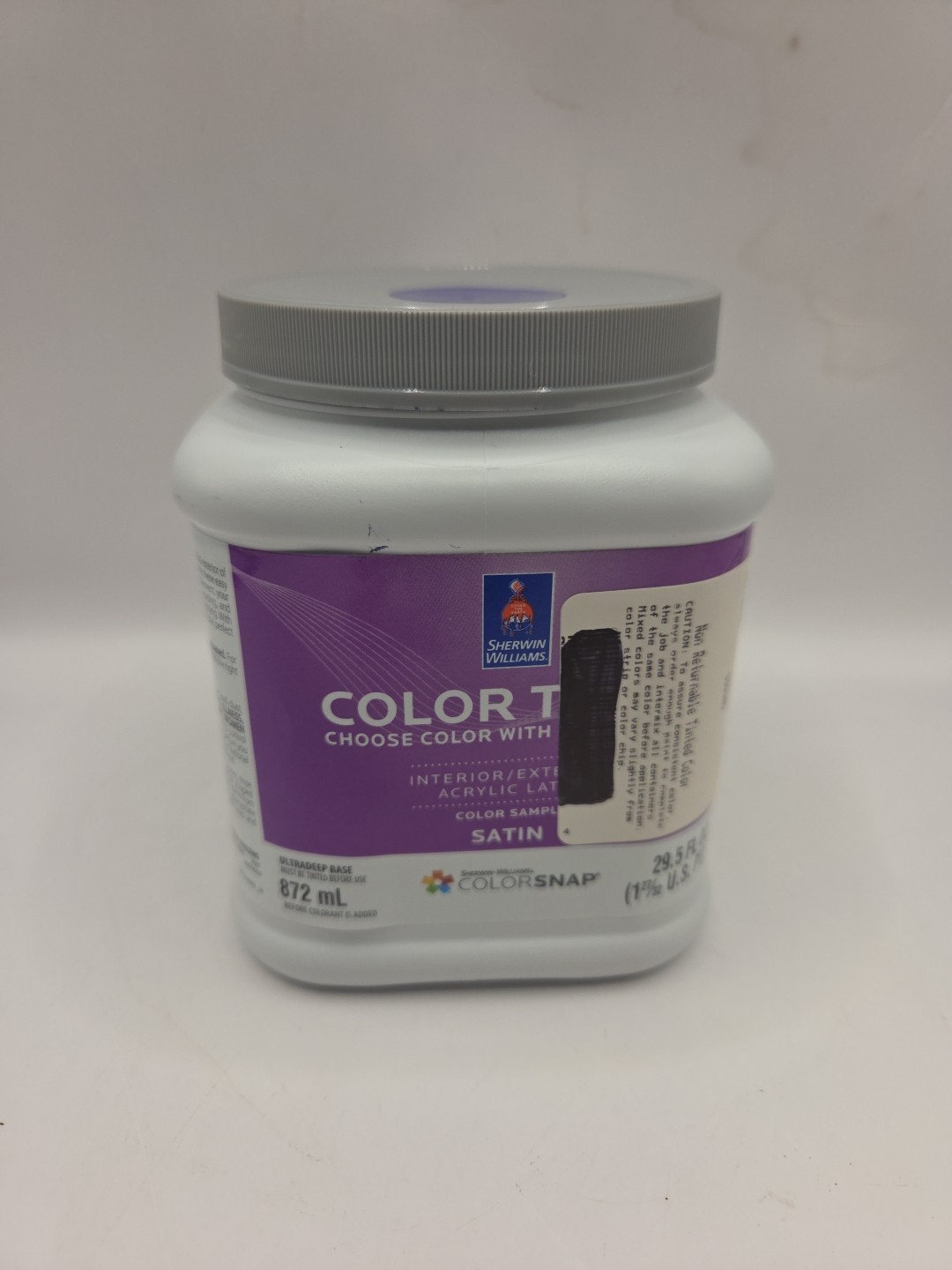 1 Qt Sherwin Williams Colors To Go Interior Satin Color 6545 Majestic Purple…