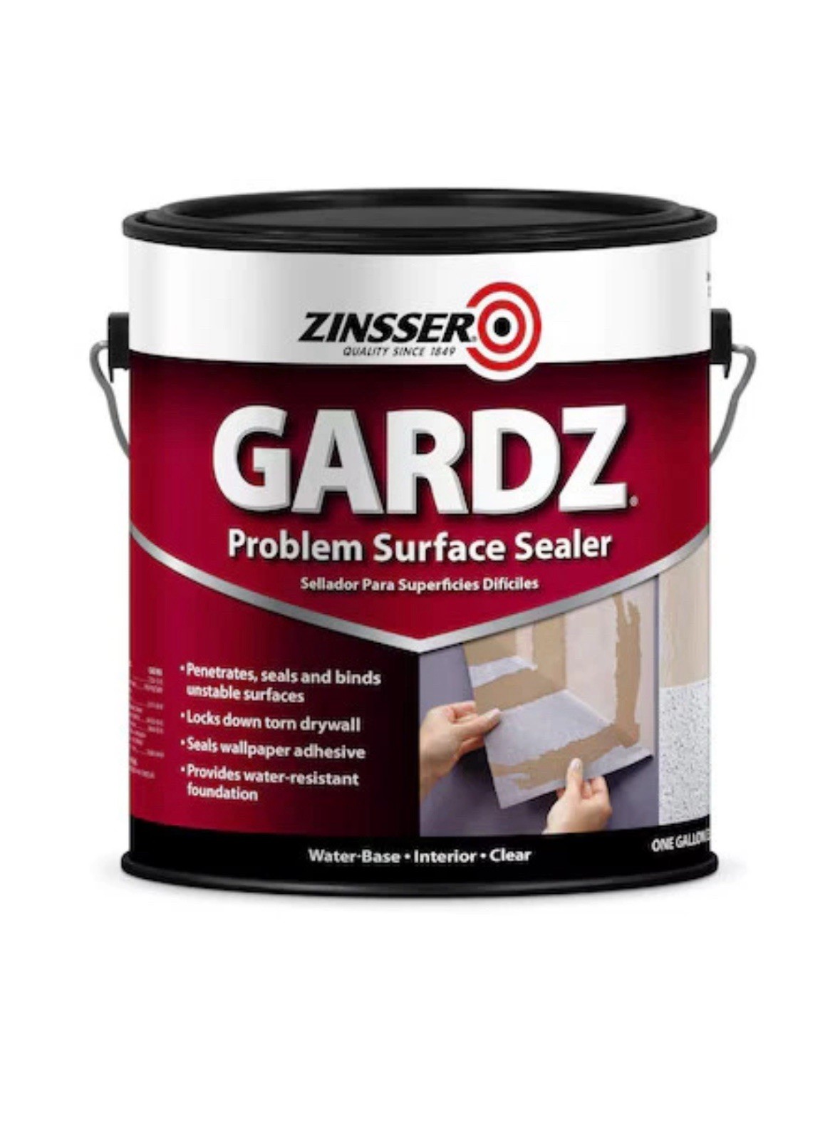 Zinsser 2301 Zinsser Gardz Problem Surface Sealer, Matte, Clear, 1 Gal