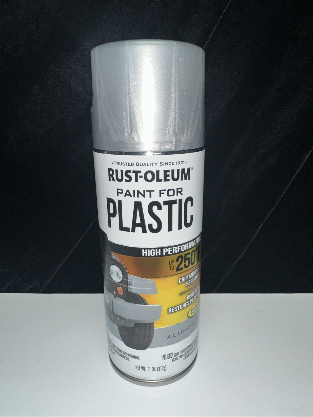 LOT OF 2-NEW RUSTOLEUM PAINT FOR PLASTIC – ALUMINUM -11oz. FREE SHIPPING