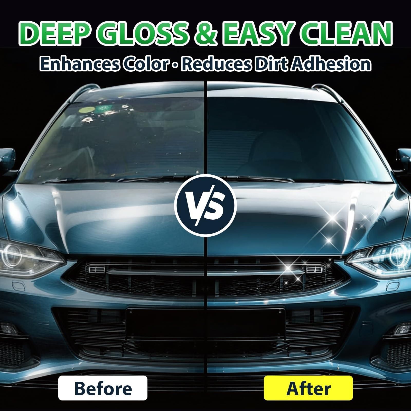 Ceramic Spray Coating for Cars – Hydrophobic Self Cleaning Formula, Easy Wipe…
