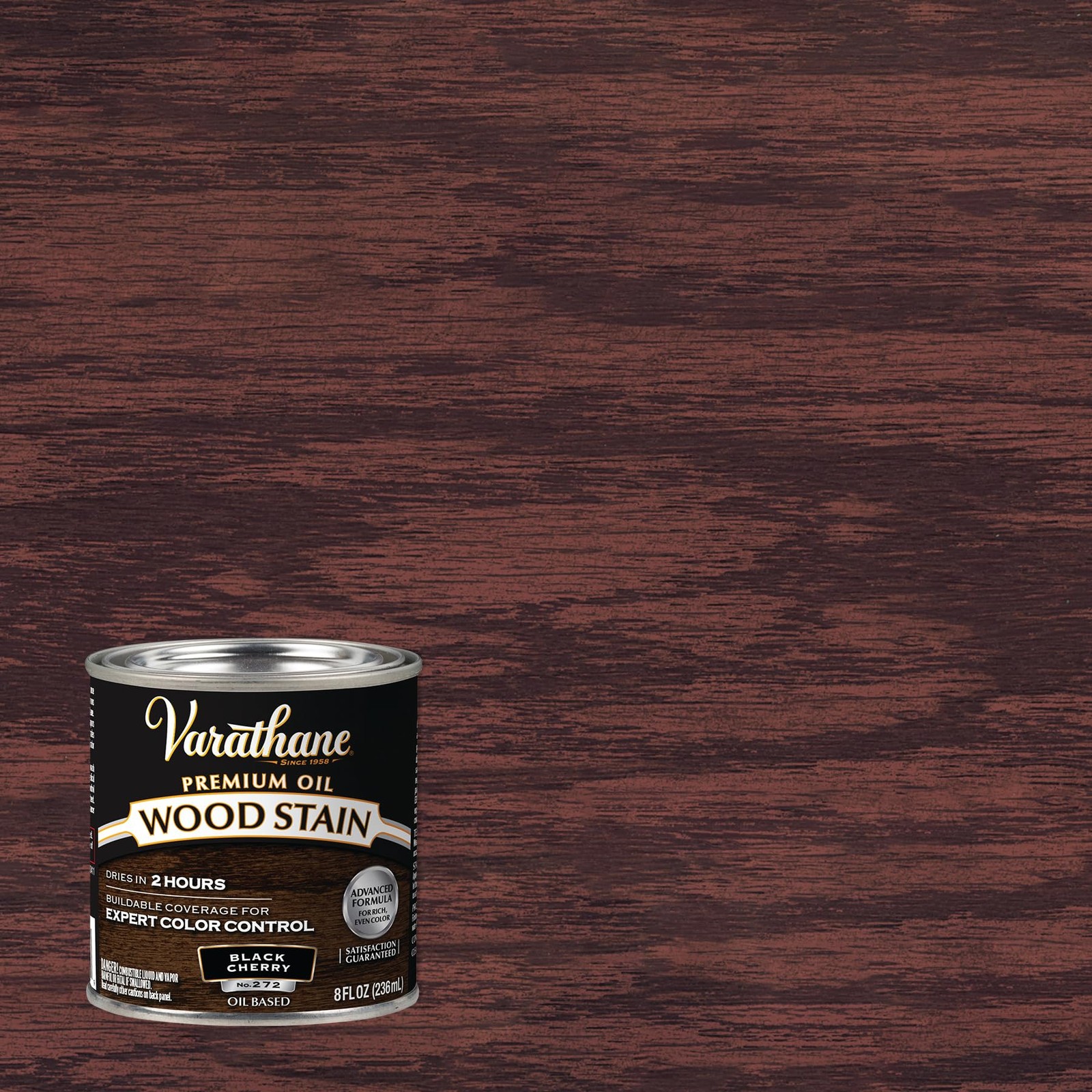Varathane 1/2 pt Rust-Oleum 241413 Black Cherry Half Pint (Pack of 1),