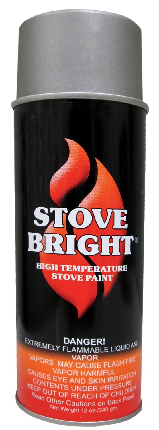 Forrest Paint 6193 1200 Wood Stove High Temp Paint – Metallic Gray