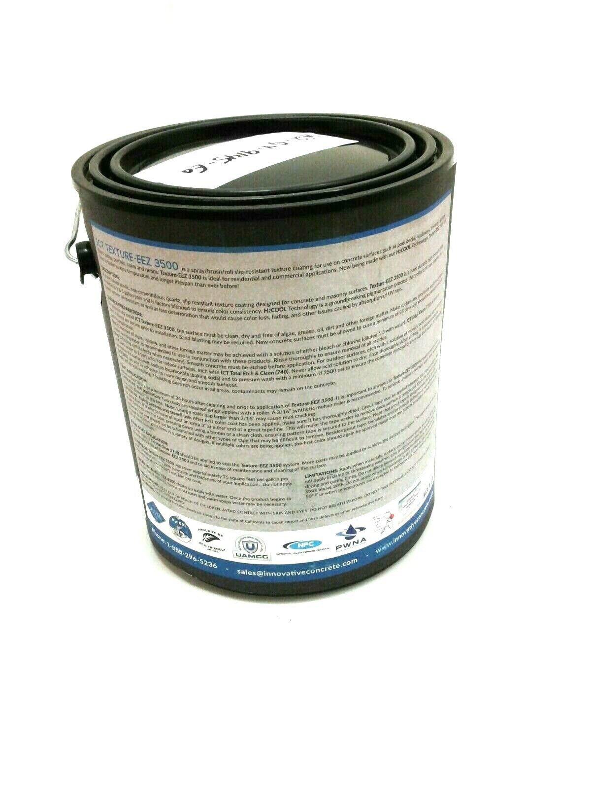 ICT 425-1GSP Texture EEZ H2/Cool 3500 1 Gallon Concrete Finish Space