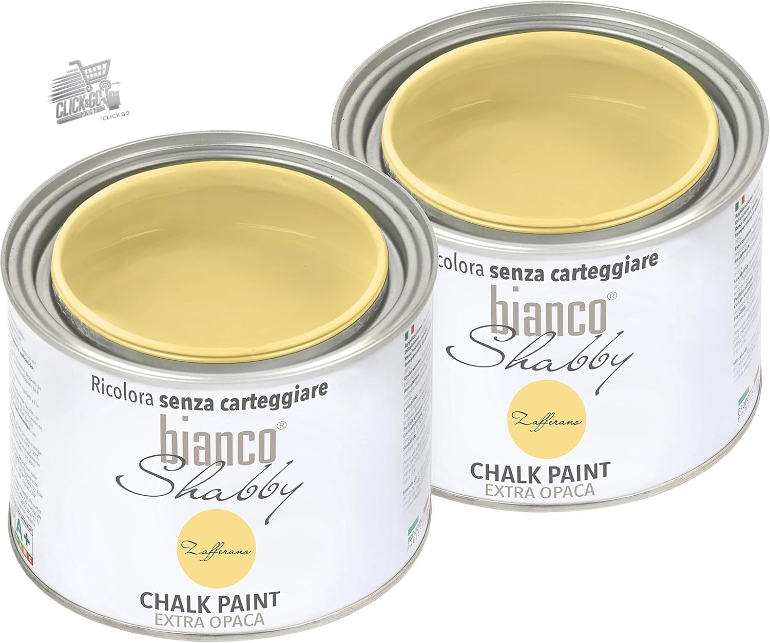 Chalk Paint Saffron Paint Shabby Chic Vintage Furniture Matte Walls 2x500ml